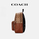 蔻驰（COACH）官方旗舰/女新款经典CARRIE系列双肩包书包旅行背包 【中号 焦糖色】CZ176 IMXHE