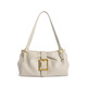 Anysmic Luxury Bag Damenbeutel 2025 Neue Style Unterarm Frauenbeutel Echtes Leder geschnittene Frauen Umhängetasche Nische Handtasche Deep Black [Geschenkboxverpackung]