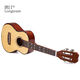 Longteam ukulélé en épicéa et acajou tout placage de 26 pouces bon son ukulélé ukulélé petite guitare nouveau modèle complet simple brillant de 26 pouces version sans licence