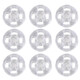 Hidden buttons, anti-glare, transparent buttons, invisible buttons for shirts, push-buttons for women's shirts, small snaps for children's clothes, black, diameter 10mm, 10 pcs