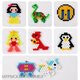 MPPMCK Agua Mist Magic Bead Diy PIN Bean Handmade Jugues Handmade Toys 'Ideas de regalo del 8 ° hasta 12 ° día de cumpleaños 24 Color 2400 Cápsulas + Accesorios de juego Pack