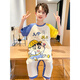 Ultraman (ULTRAMAN) 2025 summer new one-piece children's pajamas boys home clothes Ultraman pattern cotton pure cotton sleeping bag 9923# green dinosaur 170 6 size height 80-90cm weight 25-30Jin [Jin equals 0.5 kg]
