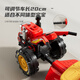 Maidoxiong Kinder-Elektroauto-Traktor-Kinderspielzeugauto 2-10 Jahre alt können auf einem super großen, mit vier Rädern versehenen Baby-Kinderwagen sitzen. Rot: Dual Drive + Large Battery + Ledersitz -Fernbedienung