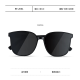 
Sunglasses, big face, big frame, big frame, sunglasses, summer sun protection, versatile driving style, star style, black frame, three-point style