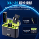 ZCJB wireless lavalier microphone anchor sound card live eating broadcast recording outdoor professional noise reduction short video little bee radio microphone karaoke wireless microphone mobile phone computer camera Xingyao black one for two all-in-one version Apple Android computer camera universal