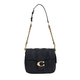 蔻驰（COACH） Times Square Tabby 17 品牌徽标翻盖开合 羊皮革 斜挎单肩包 小 基础装(包+防尘袋)