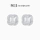 Chao Acer PT950 platinum earrings girl birthday gift price platinum four-leaf clover EEP40000537 about 2.3g