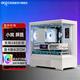 Patriot Xingcanlan Xingcan Xiaolan screen display version sea view room chassis e-sports game desktop computer main box 240 water-cooled MATX column-free full side transparent Xiaolan screen display white + Aurora Z13 fan 4 positive and 3 reverse