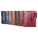 Neue Frauenbrieftasche Freizeit Mode RFID Leder Brieftasche Doppel Reißverschluss Multi-Card Retro Clutch Coin Brieftasche Schwarz
