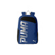 Puma (PUMA) sports fashion letter pattern printed zipper opening and closing fabric school bag backpack backpack regular lesbian bright blue