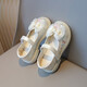 Niña Hanfu Hanfu Children's Shoes 2025 Summer NUEVO estilo chino NUEVO NIÑAS DE NUEVO PROBLECIMIENTO DE JUNIO ANTIGUO ANTIGUO ZAPATOS DE LA BORCHA DEL THITE [Bubble Gum/1180] 33 La longitud interna es de aproximadamente 20.2 cm