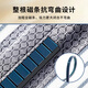 
Love Life 2025 new model full magnetic stripe mosquito-resistant door curtain household partition curtain diamond mesh soft screen door silver gray 95*220cm
