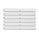 [Fast 100.000 mehr als 100.000 Kauf] Gree Air Conditioner Air Guide Plate Schrankmaschine Sway Blatt Klimaanlage Inneneinheit Speving Luftblätter 3 Pixel Yuefeng 3883 (5 Teile im gesamten Set)