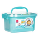 Deli 24 color antibacterial color clay handmade DIY ultra-light clay toy plasticine set box easy storage children's school graduation stationery birthday gift blue