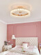 OPP Lighting (Opple) Neueste Opp Crystal Lüfter Licht 2024 Neues Wohnzimmer Licht Hauptschlafzimmer Leuchte Decke mit elektrischem Ventilator schüttelt Kopf Restaurant 12033 Gold Decke 50 cm Wuji + schütteln