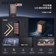 Olevo German imported quality wine cabinet electronic constant temperature wine storage cabinet wine cabinet household small ice bar refrigerator stainless steel layer-air-cooled electronic wine cabinet_red wine 8 bottles