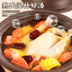 Yuanqu electric stew pot, household soup pot, electric casserole, porridge pot, food supplement pot, scheduled scheduled stew soup pot, fully automatic bird's nest health casserole, large capacity crock pot, stew pot, soup pot, plug-in, small, bear purple sand black, smart model, automatic heat preservation 2.5L (1-2 people), baby food supplement pot