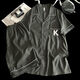 Opeodly Yunduo Pajamas de manga corta para hombres Summer 2025 Nuevo estudiante de secundaria Estilo informal de gran tamaño de gran tamaño Conjunto de ropa para el hogar Yunduo 12532 L Peso recomendado 100-130Jin [Jin equivale a 0.5 kg]