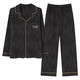 Sangqin pajamas men's spring and autumn large-size loose casual long-sleeved cardigan can be worn on the outside summer and winter home clothes OMM12004 L (recommended 100-130Jin [Jin equals 0.5 kg])