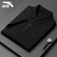 
Anta short-sleeved men's POLO shirt summer new men's T-shirt ice silk breathable sports clothes black top high-end men's clothing Obsidian black XL