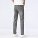 Neues Gleichgewicht High-End-Jeans Herren Sommer dünne schlanke elastische elastische leggierende Hosen mittleren Alters Herren All-Match-Wäschehosen 1049 Grau 28
