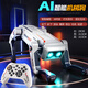 RWTW TOYS Internet Celebrity Programming AI Intelligence artificielle Mécanique chien électrique télécommande Car Enfants Robot Toy Boy Boy Aurora White [AI Intelligence artificielle Programmation Robot Dog] Charge unique [Batchy Lithium Battery X1] Envoyer l'enseignement