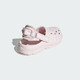 adidas儿童青少年鞋子MAXXCLOG可调节后跟带休闲凉鞋洞洞鞋 JS3731 28