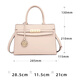 Geshiman (Geshiman) Sac kelly à la mode, polyvalent et haut de gamme pour mère 2025 Nouveau sac de sac pour femmes à la mode sac à bandoulière de grande capacité [boîte cadeau] Beige 7295