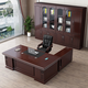Boss table single office desk and chair combination president manager table simple modern executive desk Chinese style office furniture 1.6m desk single table