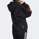 阿迪达斯 （adidas）女装运动套装秋季新款舒适休闲连帽卫衣套头衫上衣收口长裤两件套 HM7482+GM5542 XL