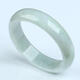 Xingting Burmese floating flower oil green jadeite (processed) bracelet ice type solid color straight circle imperial concubine jade bracelet girl jade bracelet No. 56