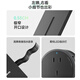 
Lion Shield track socket, surface-mounted movable slide socket, sideboard kitchen punch-free track switch socket, 50 cm + 3 five holes, black coffee color
