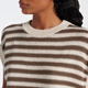 Brunello Cucinelli [Chinese Valentine's Day Selection] Sequin striped cotton blended sweater vest P01054497 White S CN 165/88