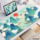 
Three-color cat Chinese style ink painting mouse pad super large ancient style landscape office student keyboard desk pad computer wrist guard slide e-sports smooth lock edge anti-slip customization larger thickened high appearance 15122 Jinxiu Shanhe 80 cm x 30 cm x 5 mm