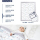 DOMIAMIA Doudou blanket baby quilt spring and summer baby cover blanket comfort quilt children quilt Class A blanket thin cotton clip