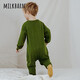 Milkbarn Baby Oneswear Jacquard Pullover Baby Herbst und Winterkleidung Säugling Strickkriechkleidung OneSwear Tomate rot 66 cm (3-6m)