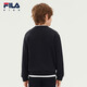 FILA antibacterial function FILA children's sweatshirts 2025 winter fleece tops for boys and girls