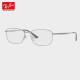 
RayBan optical frame titanium square frame business full frame men and women myopia glasses frame reading glasses 0RX8775D customizable 1047 gun copper frame default 56