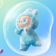 Motherland version - LaBuBu Macaron sitting on the party rubber-encapsulated face blind box front high-energy imitation 3.0 generation new 3.0 front high-energy series hidden version [ID]