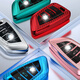 Digalen geeignet für BMW Key Cover x3x4x5x6 Schnallen 5 -Serie 3 Serie 320LI BAG Klinge 525/530 Autoschalenmänner und Frauen Macaron -Serie White + Fashion Keychain