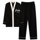 Lecho Spring and Autumn Men's Pajamas Pure Cotton Long Sleeve Two-piece Set Fall and Winter Student Leisure Loose Home Clothes Can be worn outside ls1342 L Men's Recommended 100-120Jin [Jin equals 0.5 kg]