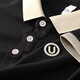 Lilang Sitio web oficial Fang Ship Store Sitio web oficial Pure Cotton Summer Shirt Summer Polo de manga corta para hombres V Bordery Casual Versátil suelto T [bordado H] Khaki-9901 M 48 Sugerencias 90-110Jin [Jin equivale a 0.5 kg]