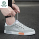 Woodpecker autumn men's shoes 2025 new trendy canvas shoes for men's sports shoes high-value casual shoes trendy shoes low top 6636 off-white 44