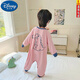 Disney's New Ice Silk One Piece Ropa para niños para niños y niñas Cartoon Anti-Kick Buckle Anti-Cooling Air acondicionamiento Lindo Pajamas 727 Beige 110