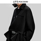 PEACEBIRD Men's PETER DO co-branded casual windbreaker deconstructed stitching men's windbreaker B1BEF3C13 black 1 S