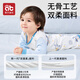 Aibedira baby sleeping bag spring and summer single layer long sleeve pure cotton children's home clothes baby legs one-piece pajamas 100 size blue