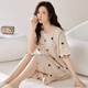 
Summer, baby, show off nightgown for women in summer with breast pads, extra long style to ankle long skirt for delivery, can be worn with a dress with short sleeves pure cotton pajamas X12529 L