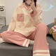 Cooler Zhang Pyjamas für Frauen im Frühjahr und Herbst Koreanische langärmelige Hosen niedliche Cartoon-Anzüge für den Sommer-Herbst- und Winter-Home-Kleidungsstück im Freien im Freien im Freien im Freien im Freien und im Winter, GXT9928 Durchschnittlicher Größe M Code schlägt 75-95jin vor [Jin gleich 0,5 kg]