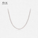 Zhou Taisheng Freshwater Pearl Necklace Nearly Round Pearl Clavicle Chain Necklace for Mom and Girlfriend as a Birthday Gift