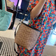 蔻驰（COACH）美国代购 CITY 女士单肩斜挎水桶包 直邮 CT800  IMXBO粉边拼LOGO 美现